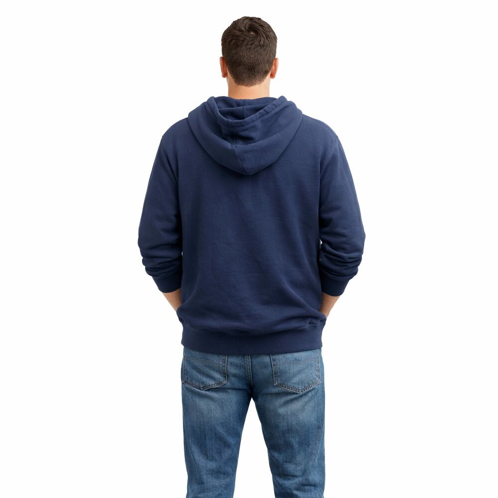 Tek Gear Men’s Hoodie Medium Full Zip Fleece Sweatshirt - Picture 2 of 7